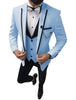 Men Suits 3 Pieces Blazer+Pants+Vest)