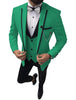 Men Suits 3 Pieces Blazer+Pants+Vest)