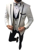 Men Suits 3 Pieces Blazer+Pants+Vest)
