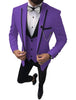 Men Suits 3 Pieces Blazer+Pants+Vest)