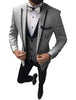 Men Suits 3 Pieces Blazer+Pants+Vest)