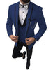 Men Suits 3 Pieces Blazer+Pants+Vest)