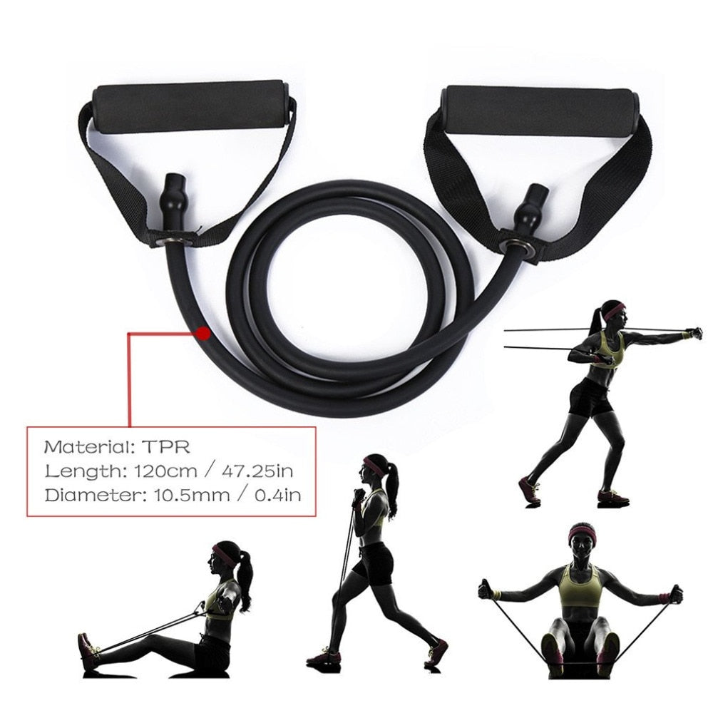5 Levels Resistance Bands with Handles Yoga