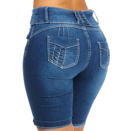 Women Skinny Slim Short Jeans