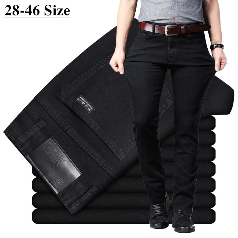 Men's Classic Black Jeans