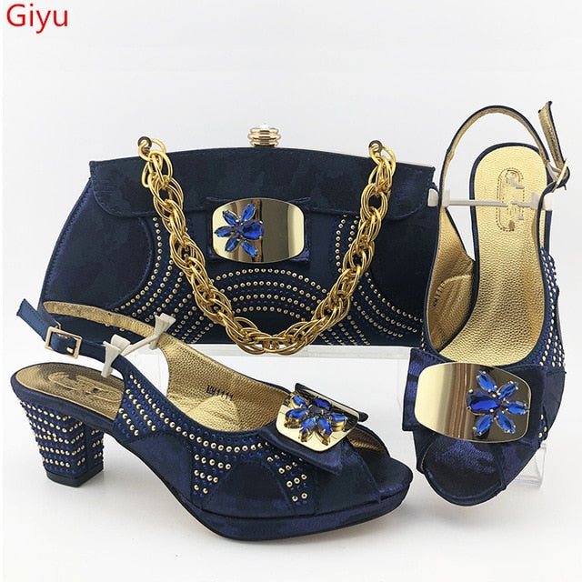 Italian Shoes With Matching Bags For Women