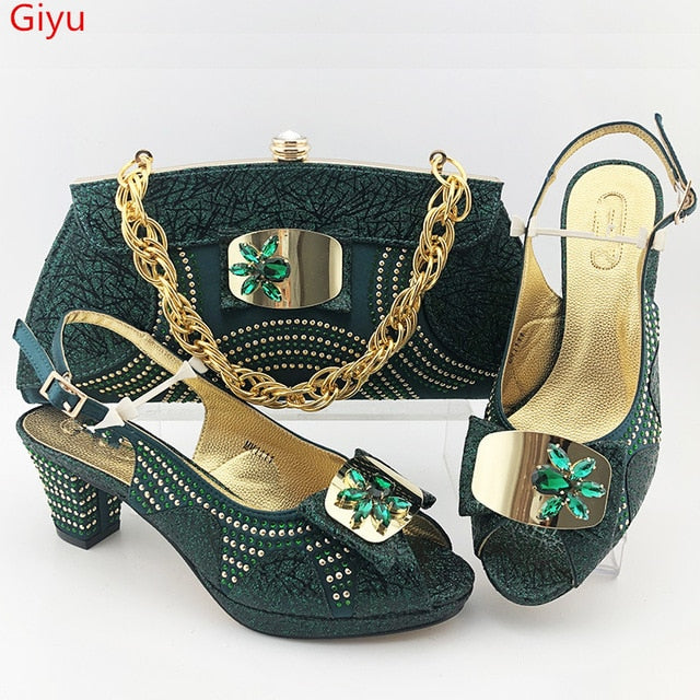 Italian Shoes With Matching Bags For Women