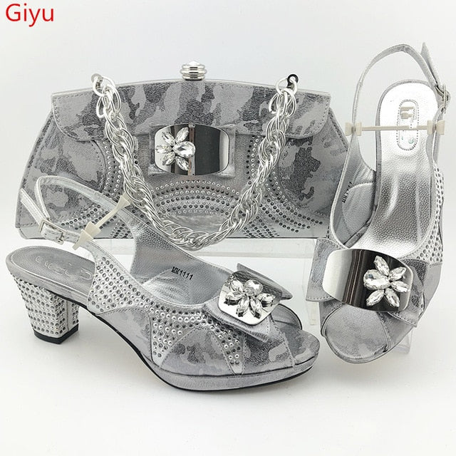 Italian Shoes With Matching Bags For Women