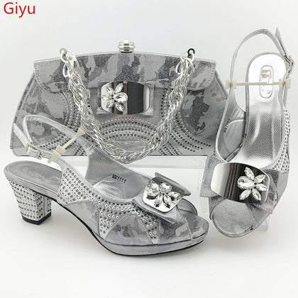 Italian Shoes With Matching Bags For Women