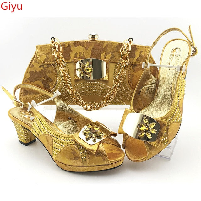Italian Shoes With Matching Bags For Women