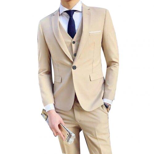Men's business  Suit Vest Blazer Pants Set