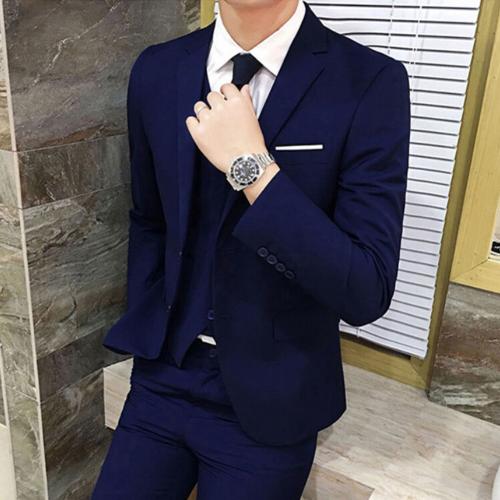 Men's business  Suit Vest Blazer Pants Set