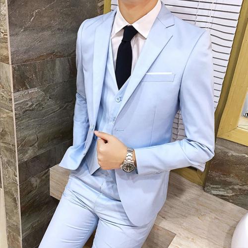 Men's business  Suit Vest Blazer Pants Set