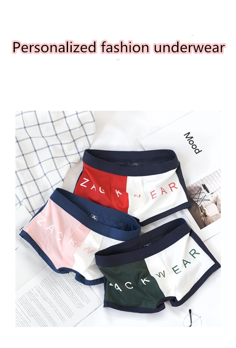 3PCS Mens Underwear Cotton
