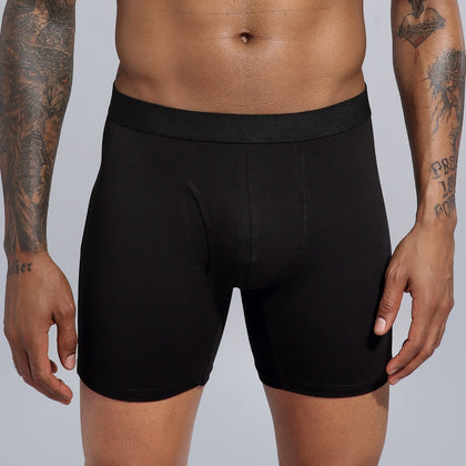 Men Boxers Long Underwear Cotton