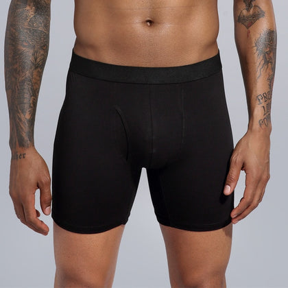 Men Boxers Long Underwear Cotton