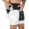 Double layer Jogger Shorts Men