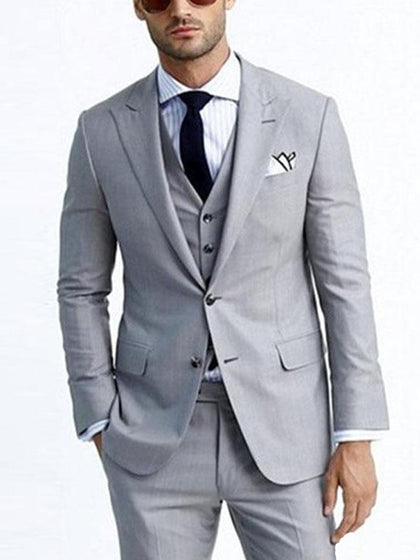 Business Men  Jacket Blazer 3 Piece Suit