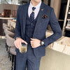 ( Jacket + Vest + Pants ) Mens Suit 3pces Set