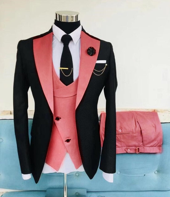 men suits 3 piece Blazer Jacket