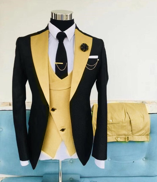 men suits 3 piece Blazer Jacket