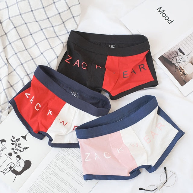 3PCS Mens Underwear Cotton