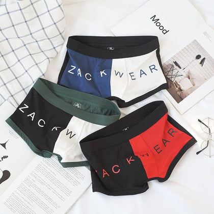 3PCS Mens Underwear Cotton