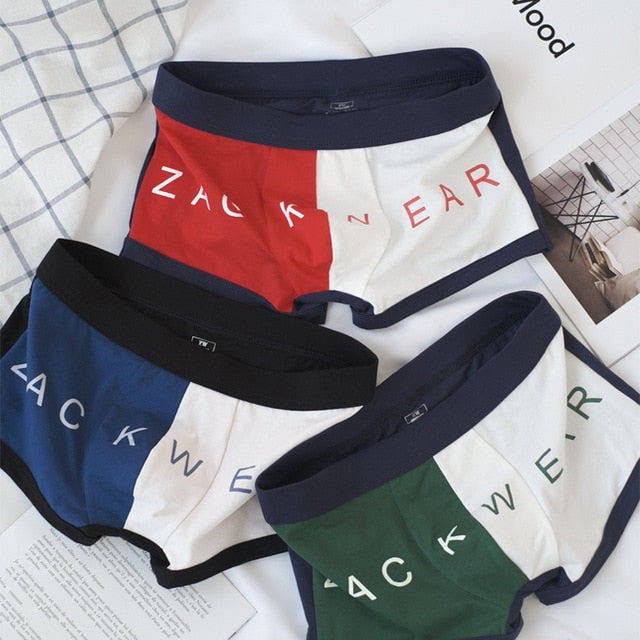 3PCS Mens Underwear Cotton
