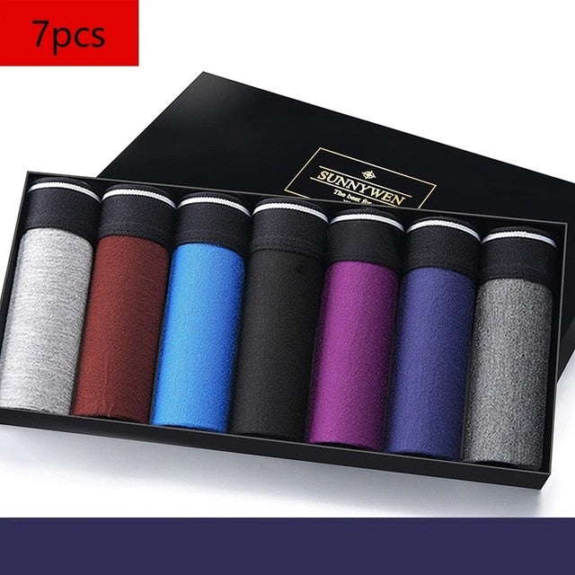 7PCS/Lot  Men Panties Shorts Underwear Boxer