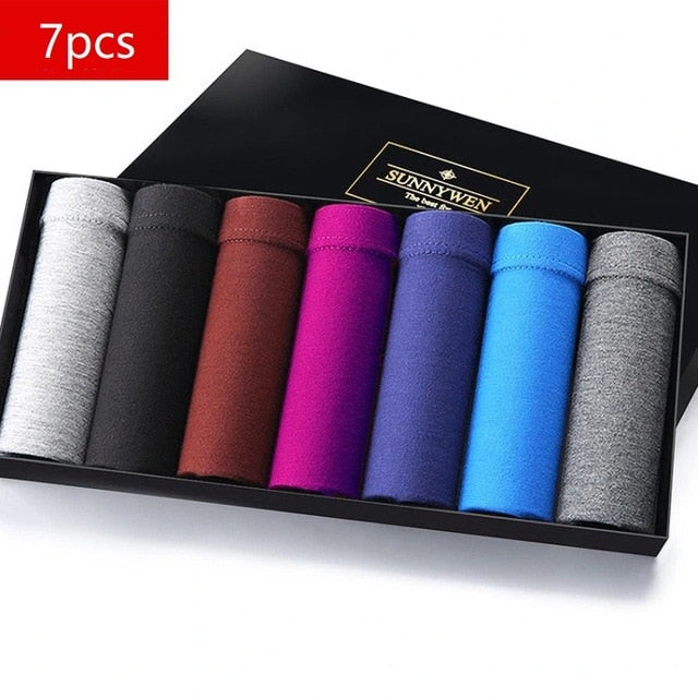 7PCS/Lot  Men Panties Shorts Underwear Boxer