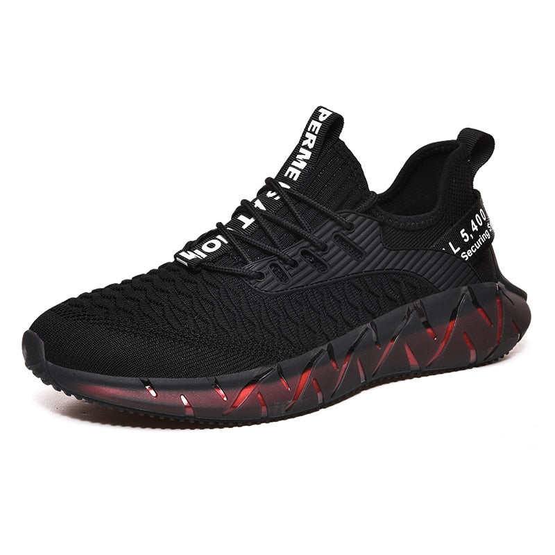 Men Black Sneakers Shoes