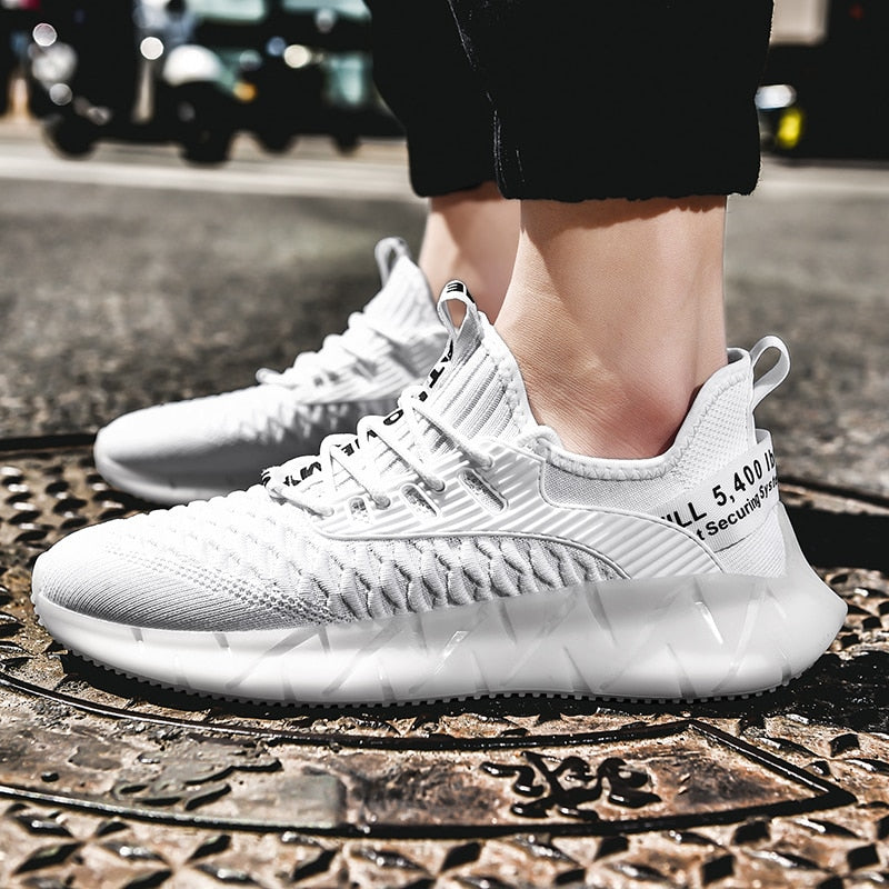 Men Black Sneakers Shoes