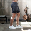 Double layer Jogger Shorts Men
