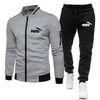 Brand Men Tracksuit 2 Pieces Men's Winter Jacket