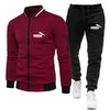 Brand Men Tracksuit 2 Pieces Men's Winter Jacket