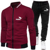 Brand Men Tracksuit 2 Pieces Men's Winter Jacket