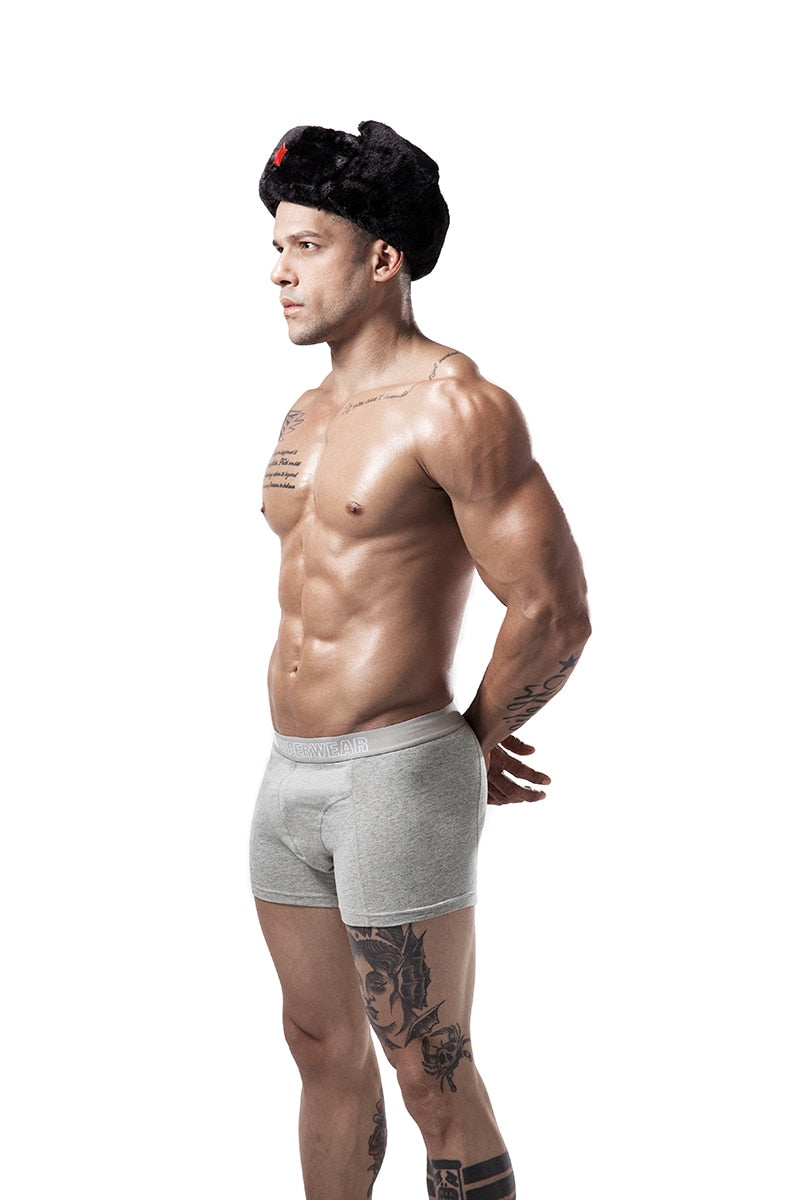 6pcs/lot Cotton Mens Underpants Soft Boxer
