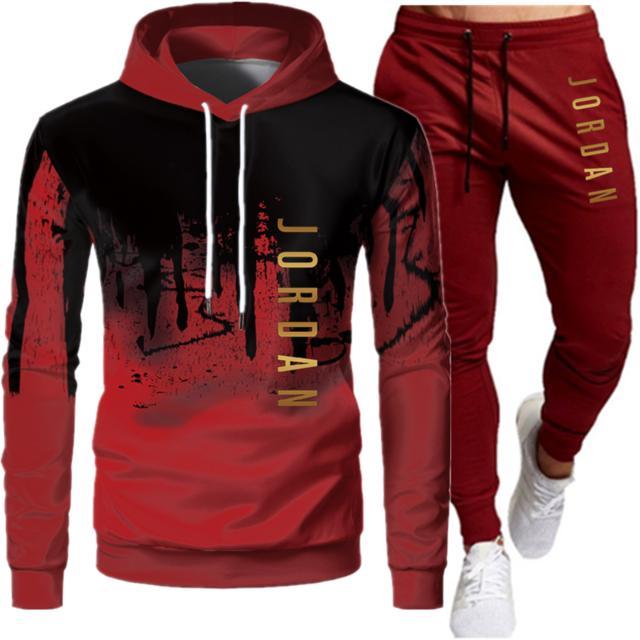 2 Pieces Sets Tracksuit Men