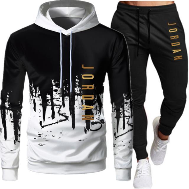 2 Pieces Sets Tracksuit Men