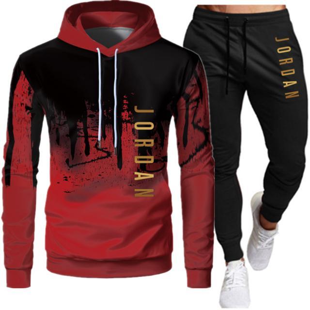 2 Pieces Sets Tracksuit Men