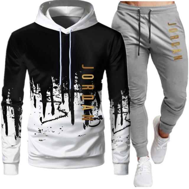 2 Pieces Sets Tracksuit Men