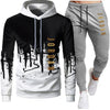 2 Pieces Sets Tracksuit Men