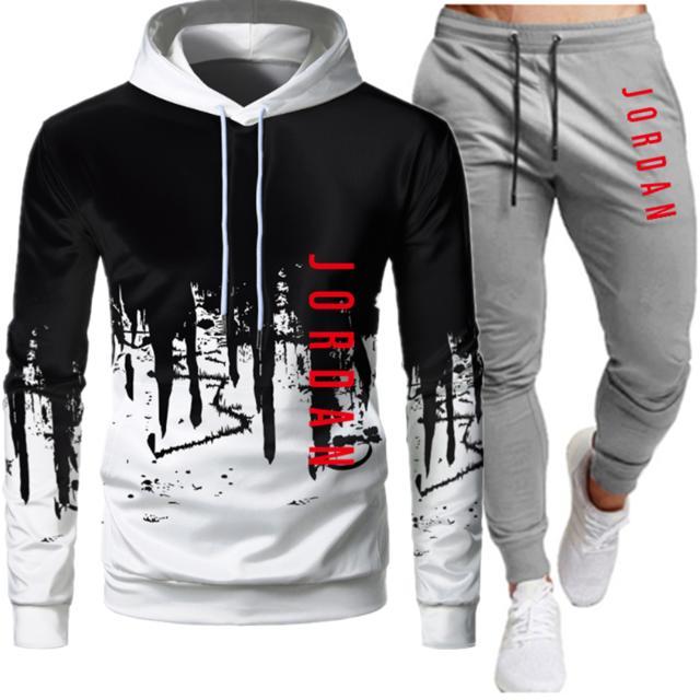 2 Pieces Sets Tracksuit Men