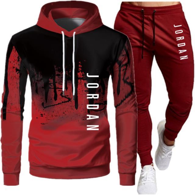 2 Pieces Sets Tracksuit Men
