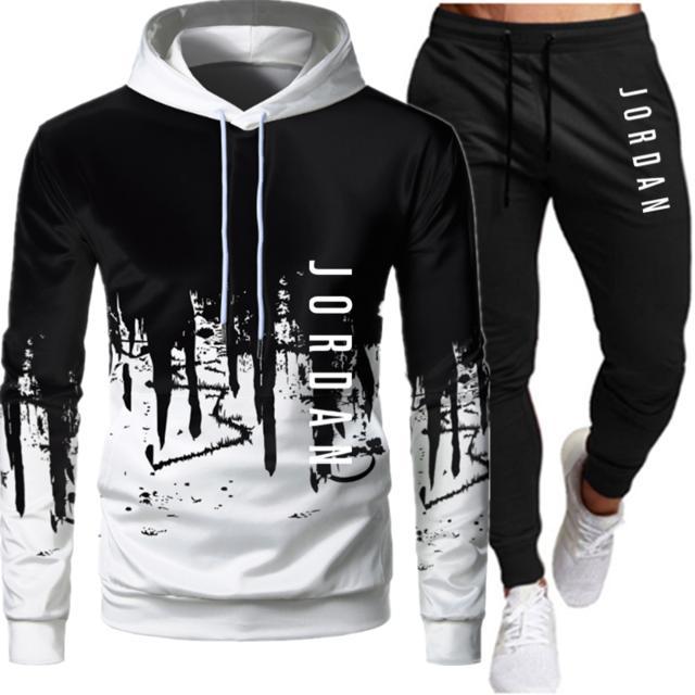 2 Pieces Sets Tracksuit Men