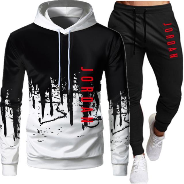 2 Pieces Sets Tracksuit Men