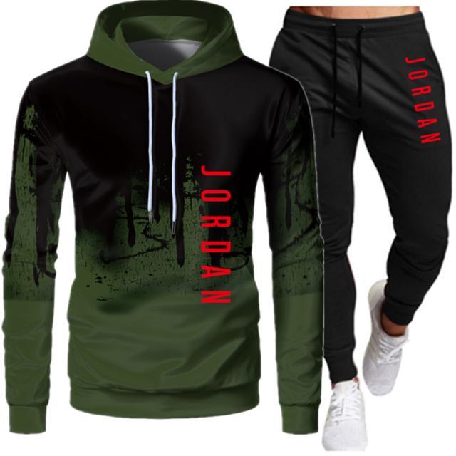 2 Pieces Sets Tracksuit Men