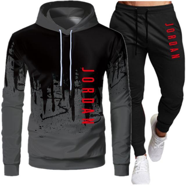 2 Pieces Sets Tracksuit Men