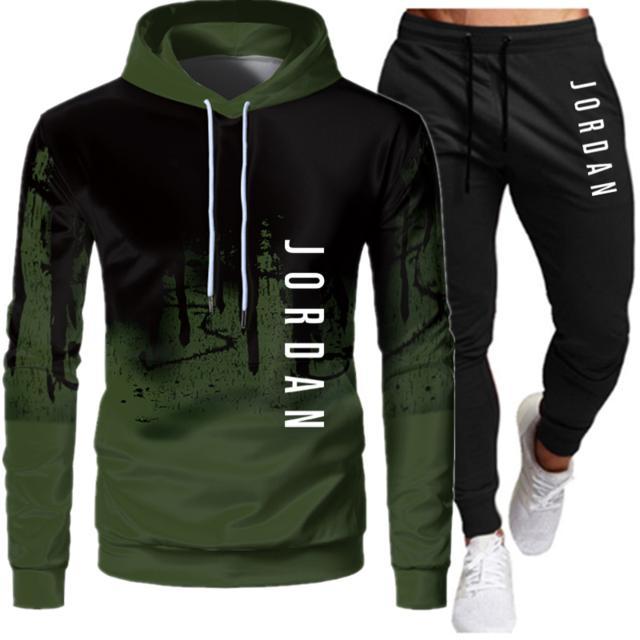 2 Pieces Sets Tracksuit Men