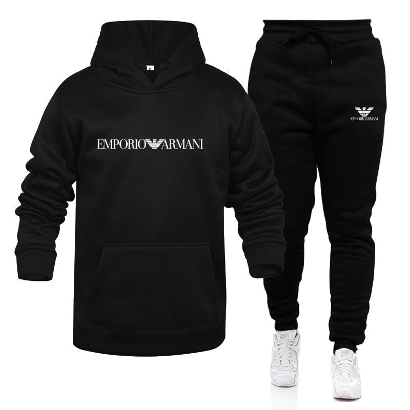 Armani/ Men Set Hoodies + Pants Sets